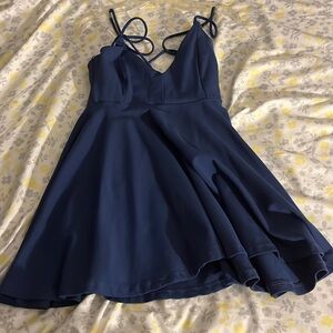 Blue hoco dress